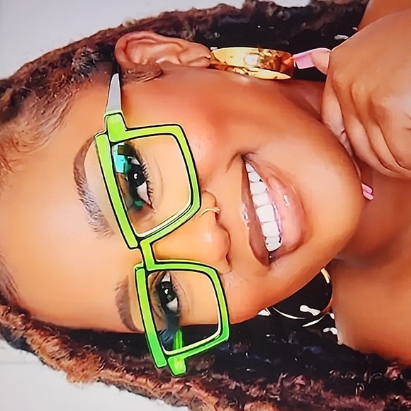 Anime Candy Color Square Glasses 👓 - Picture 4 of 16